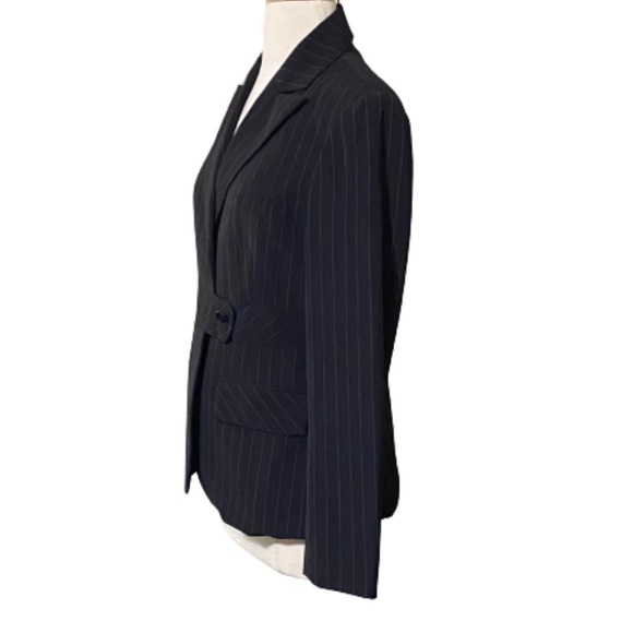 NWOT Moda International Pinstripe Jacket Size 10 - Picture 2 of 5